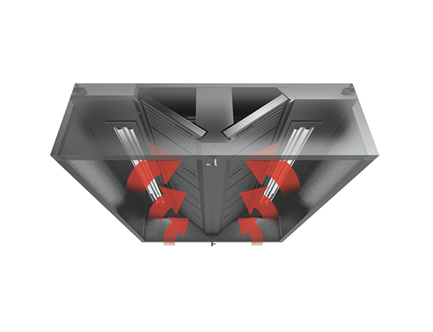 NIE hotte simple flux version ilot